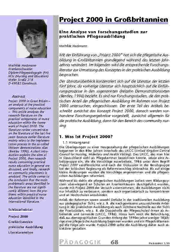 [doc_201092] Project 2000 in Großbritannien