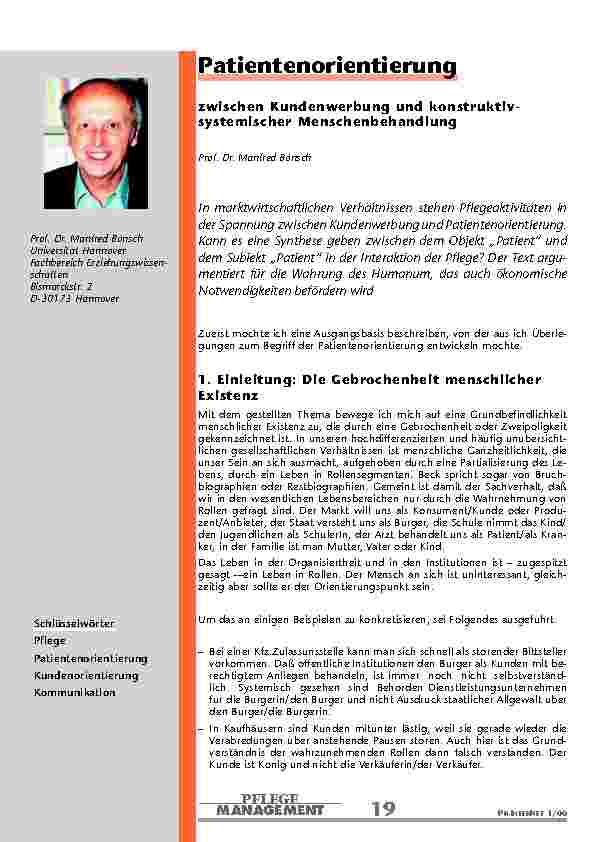 [doc_201015] Patientenorientierung zwischen Kundenwerbung und konstruktiv-systemischer Menschenbehandlung