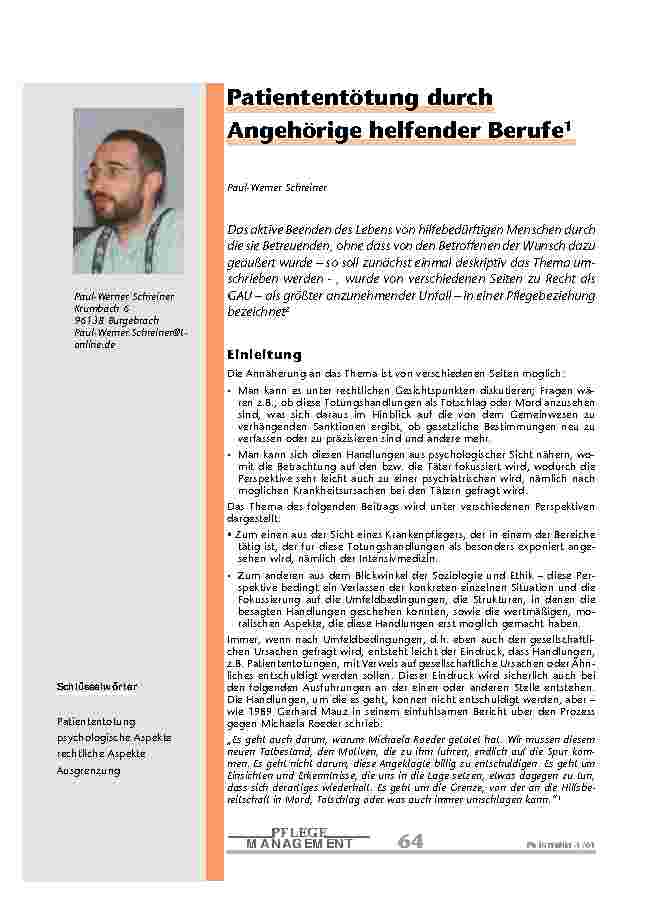[doc_200923] Patiententötung durch Angehörige helfender Berufe