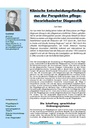 Klinische Entscheidungsfindung aus der Perspektive pflegetheoriebasierter Diagnostik