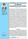 Entwicklung eines Instrumentszur Messungpflegediagnostischer Qualität