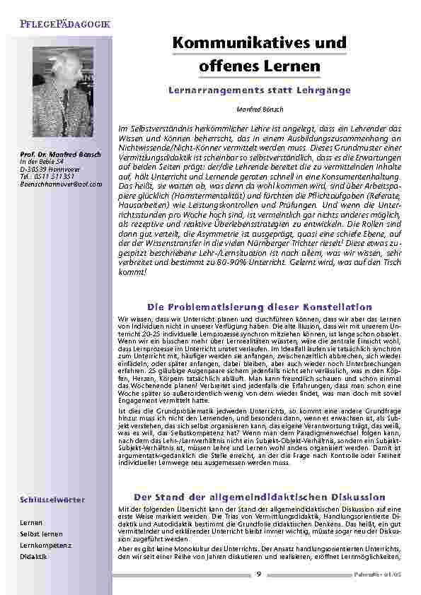 [doc_200599] Kommunikatives undoffenes Lernen