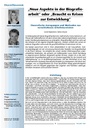 „Neue Aspekte in der Biografiearbeit“ oder „Braucht es Krisen zur Entwicklung“Theoretische Anregungen und Methoden ausverschiedenen Arbeitsbereichen