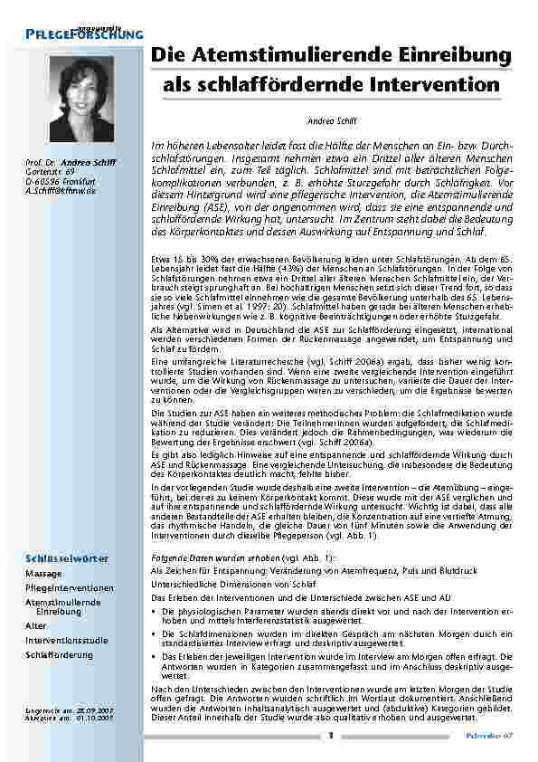 [doc_200249] Die Atemstimulierende Einreibung als schlaffördernde Intervention