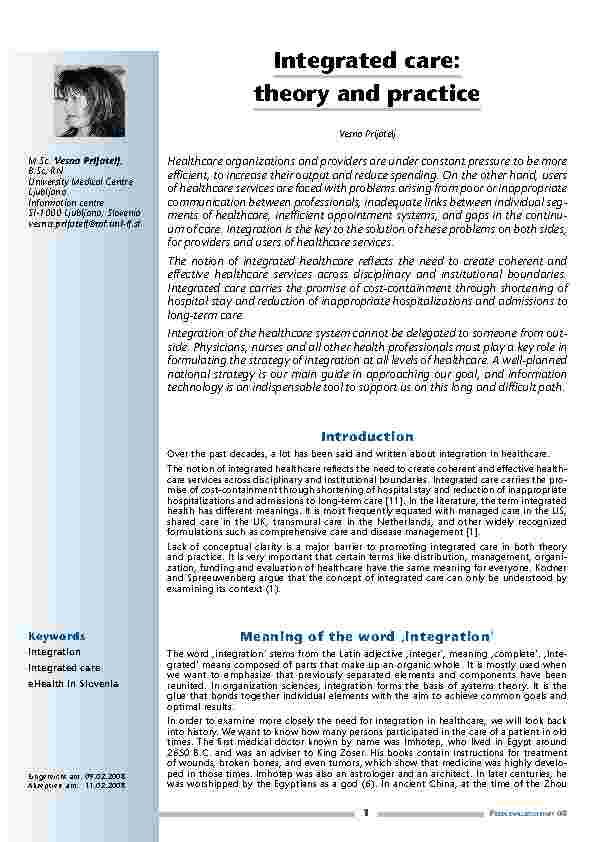 [doc_200221] Integrierte Versorgung: Theorie und Praxis