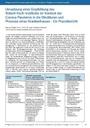 Umsetzung einer Empfehlung des Robert-Koch-Instituts im Kontext der Corona-Pandemie in die Strukturen und Prozesse eines Krankenhauses - Ein Praxisbericht