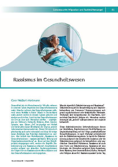 [doc_349702] Rassismus im Gesundheitswesen