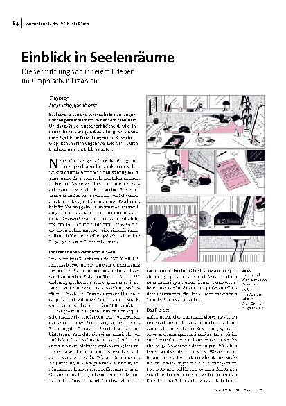 [doc_318296] Einblick in Seelenräume: Die Vermittlung von innerem Erleben im Graphischen Erzählen