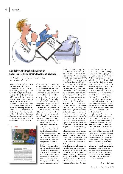 [doc_315544] Der feine Unterschied zwischen Selbstbestimmung und Selbständigkeit