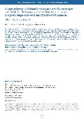 [doc_301613] Organisatorische Herausforderungen und Belastungen aus Sicht der Führungskräfte in Einrichtungen der Langzeitpflege während der COVID-19-Pandemie