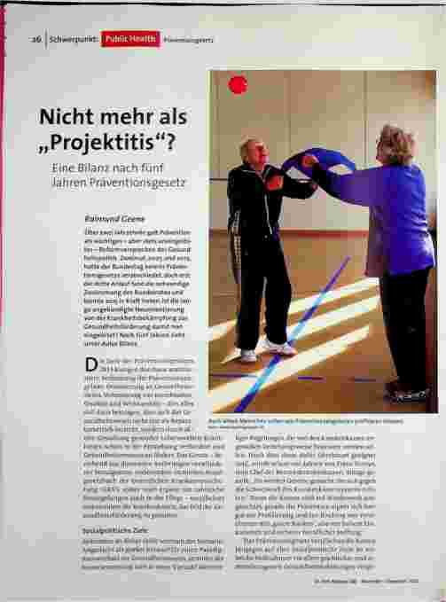 [doc_206291] Nicht mehr als „Projektitis“?