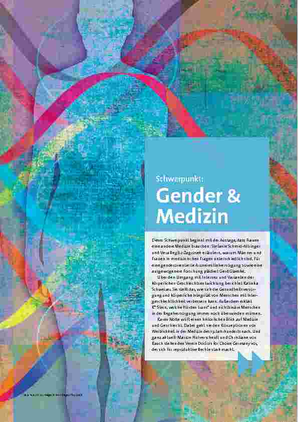 [doc_205017] Kein kleiner Unterschied: Warum Frauen eine andere Medizin brauchen