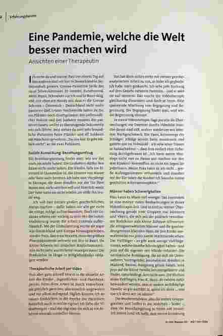 [doc_196393] Eine Pandemie, welche die Welt besser machen wird.