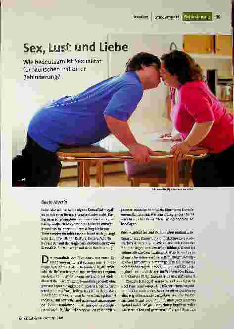 [doc_194900] Sex, Lust und Liebe - Wie bedeutsam ist Sexualität für Menschen mit einer Behinderung?