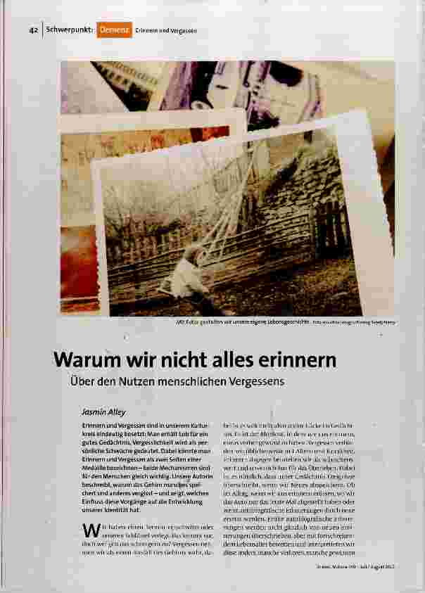 [doc_190679] Warum wir nicht alles erinnern