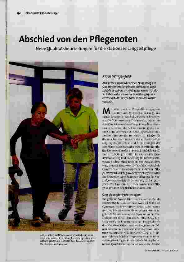 [doc_189570] Abschied von den Pflegenoten