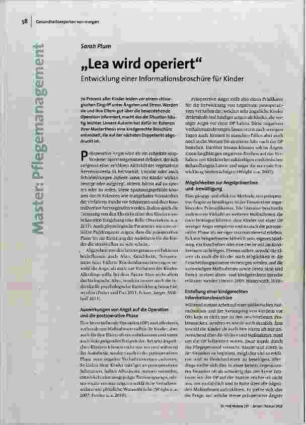 [doc_187296] Lea wird operiert
