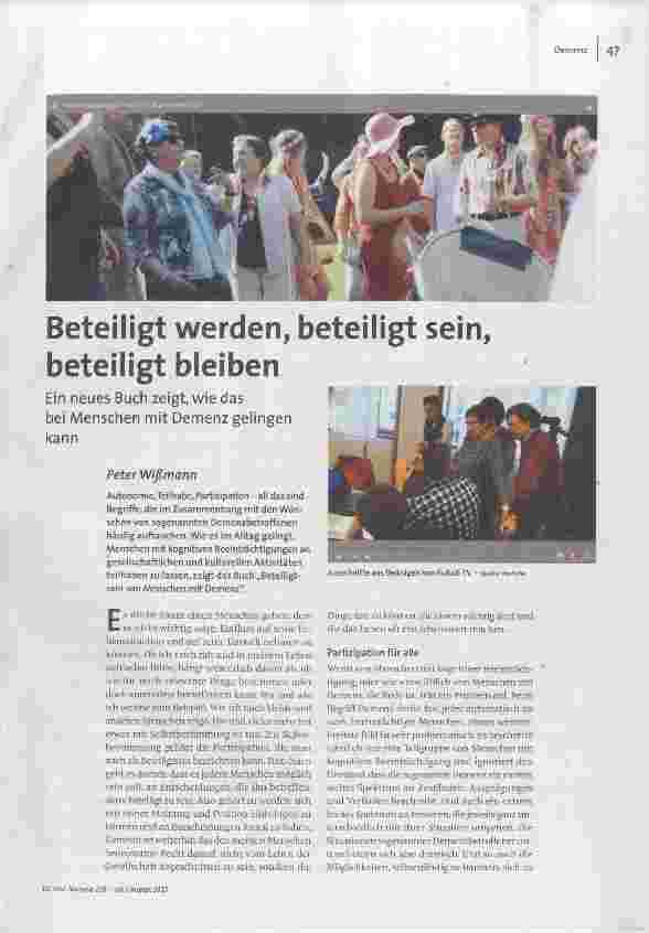 [doc_177357] Beteiligt werden, beteiligt sein, beteiligt bleiben