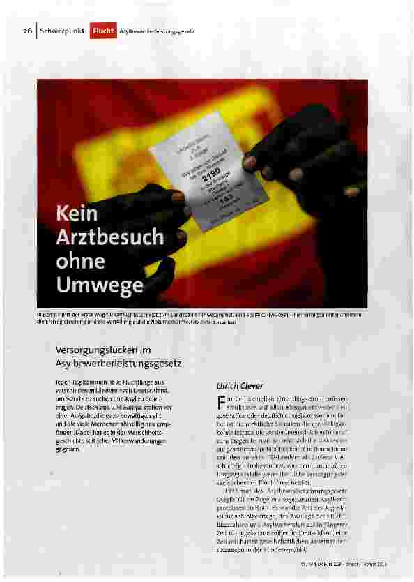 [doc_164290] Kein Arztbesuch ohne Umwege