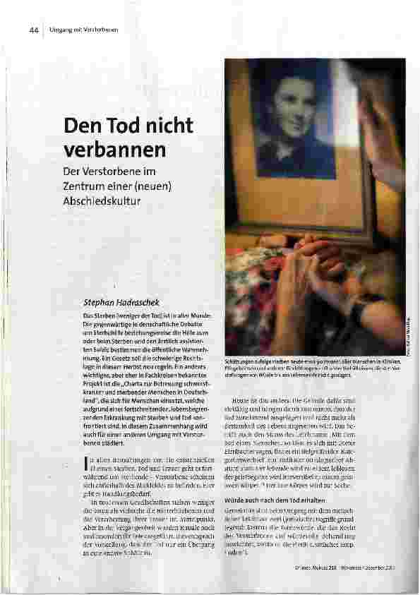 [doc_162814] Den Tod nicht verbannen