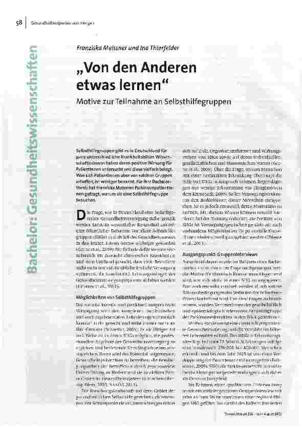 [doc_160290] Von den Anderen etwas lernen