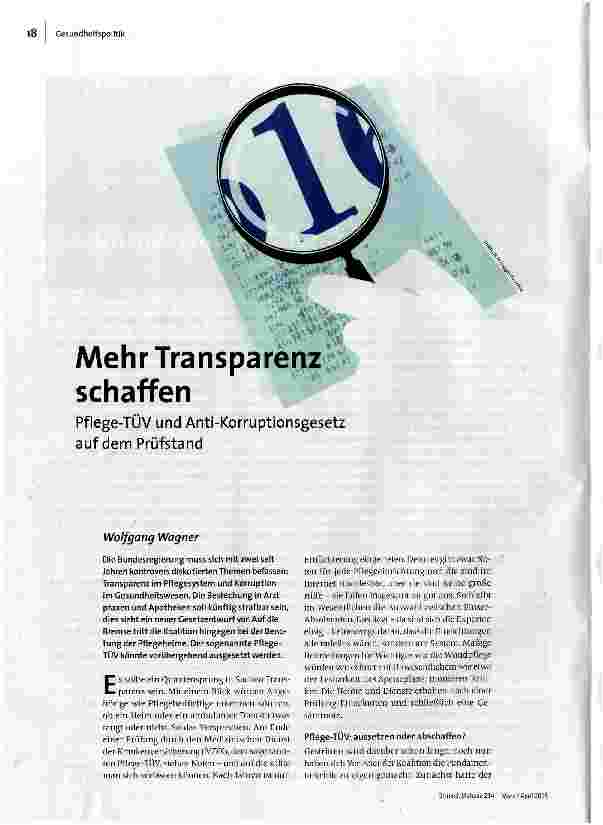 [doc_157083] Mehr Transparenz schaffen