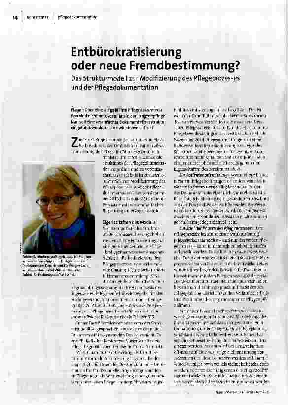 [doc_157081] Entbürokratisierung oder neue Fremdbestimmung?