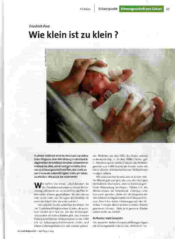 [doc_143819] Wie klein ist zu klein ?