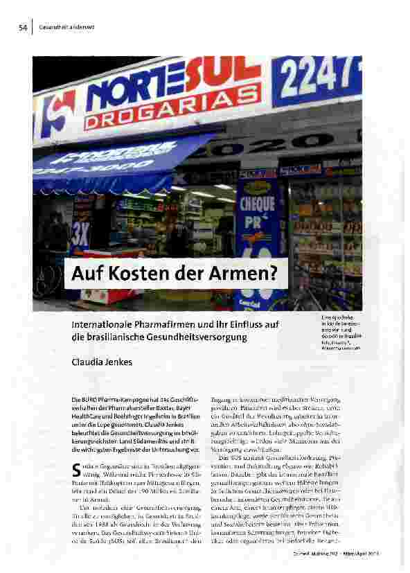 [doc_141269] Auf Kosten der Armen?