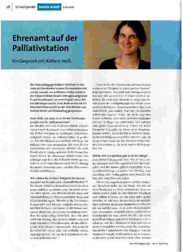 [doc_141260] Ehrenamt auf der Palliativstation