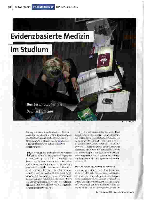 [doc_138348] Evidenzbasierte Medizin im Studium