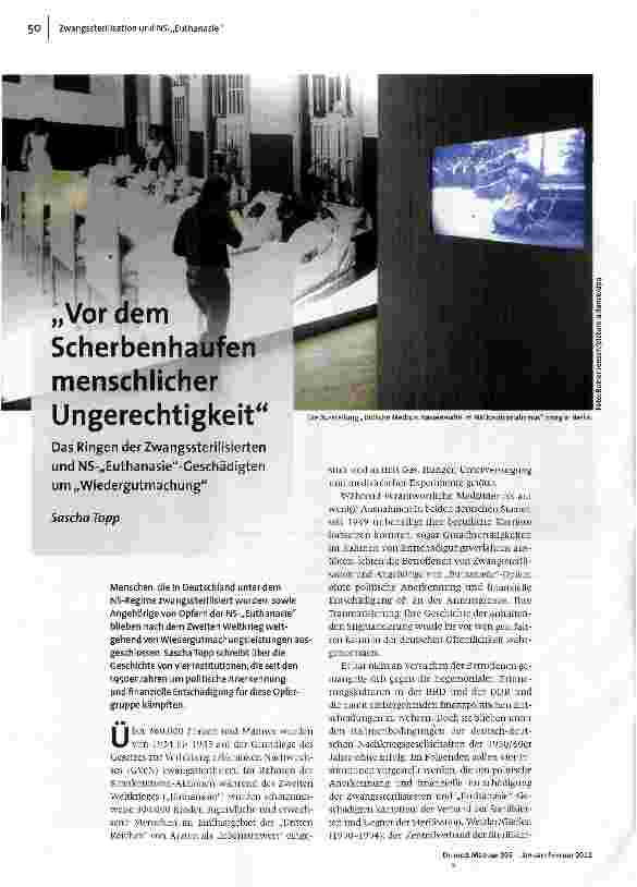 [doc_131609] „Vor dem Scherbenhaufen menschlicher Ungerechtigkeit