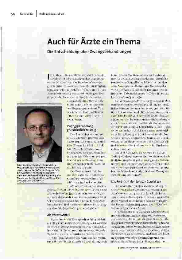 [doc_130531] Auch für Ärzte ein Thema