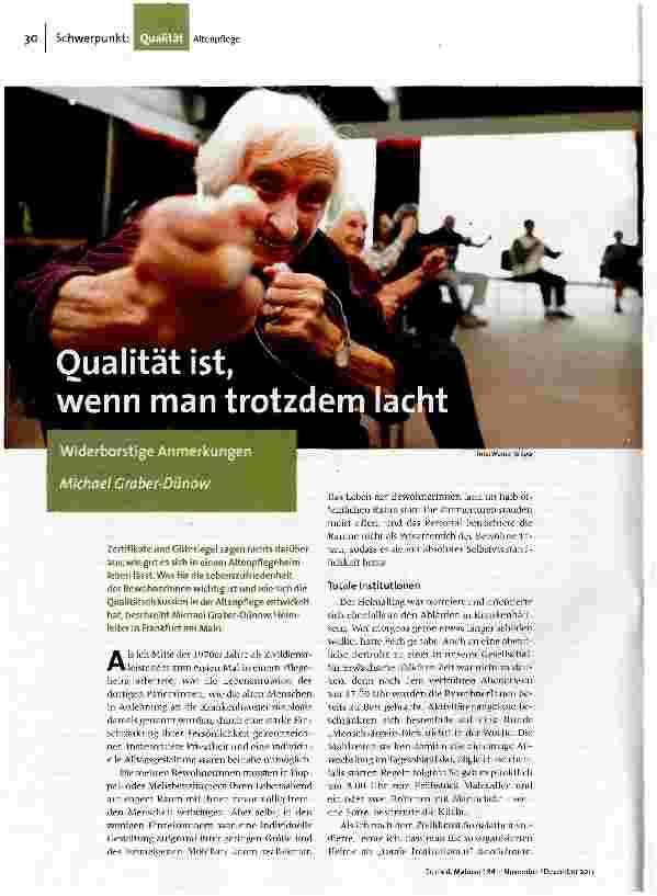 [doc_129037] Qualität ist, wenn man trotzdem lacht