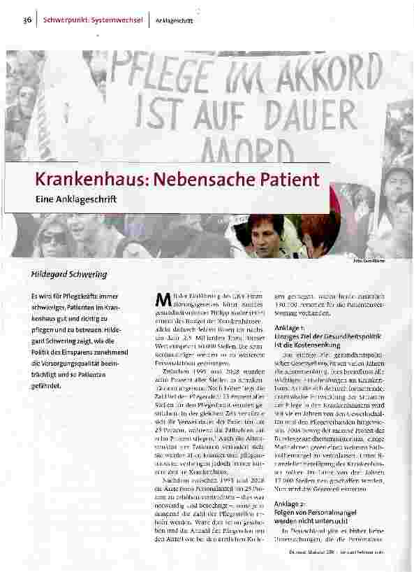 [doc_122329] Krankenhaus: Nebensache Patient