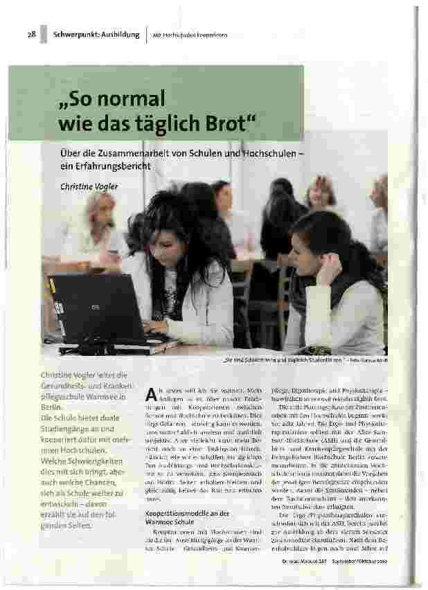 [doc_119917] So normal wie das täglich Brot