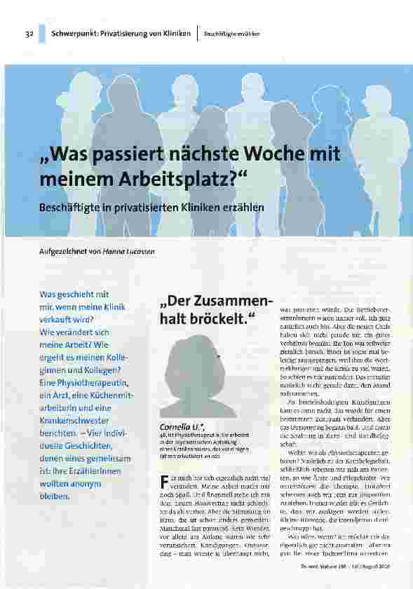 [doc_118724] „Was passiert nächste Woche mit meinem Arbeitsplatz?