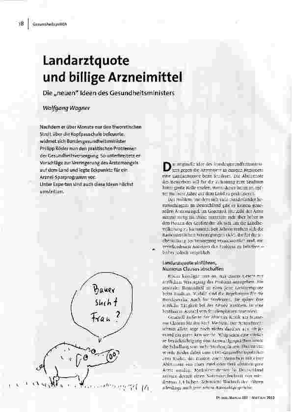 [doc_117448] Landarztquote und billige Arzneimittel