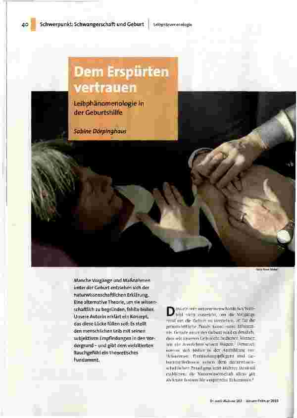 [doc_114777] Dem Erspürten vertrauen