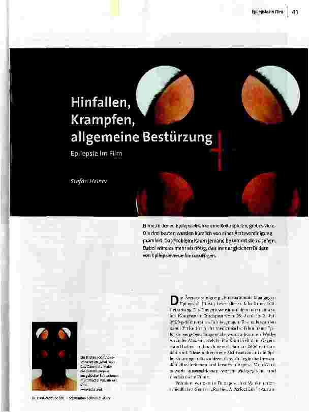 [doc_112145] Hinfallen, Krampfen, allgemeine Bestürzung