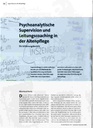 Psychoanalytische Supervision und Leitungscoaching in der Altenpflege
