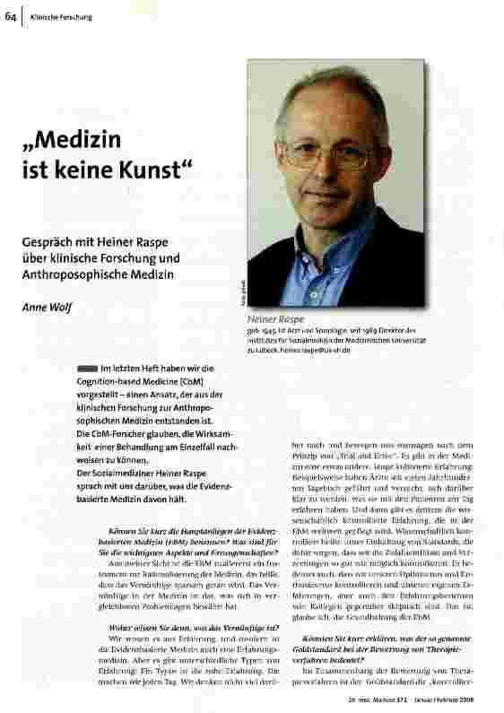 [doc_101248] Medizin ist keine Kunst