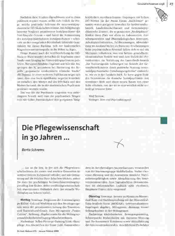 [doc_101232] Die Pflegewissenschaft in 30 Jahren...