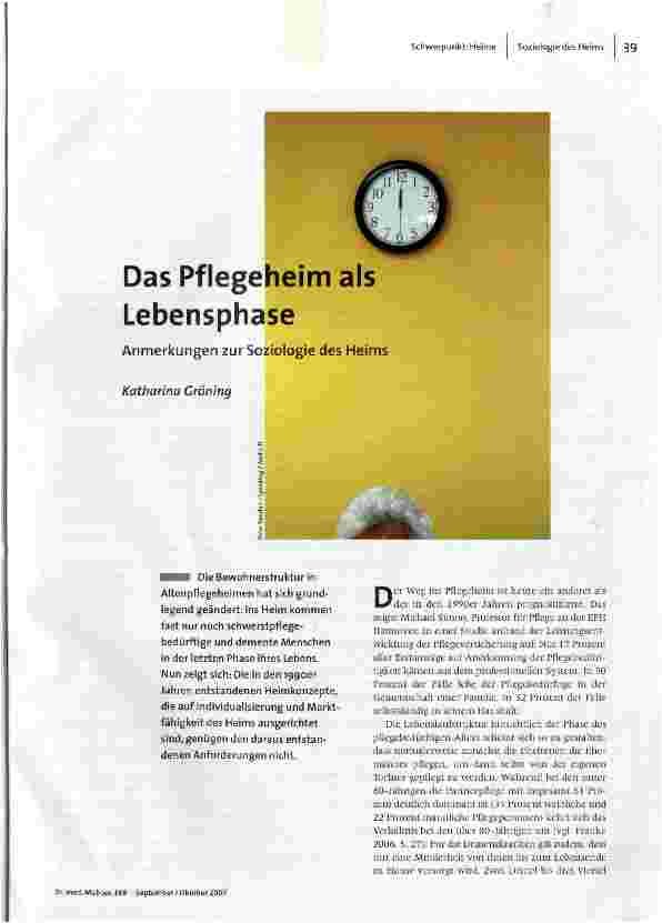 [doc_99873] Das Pflegeheim als Lebensphase