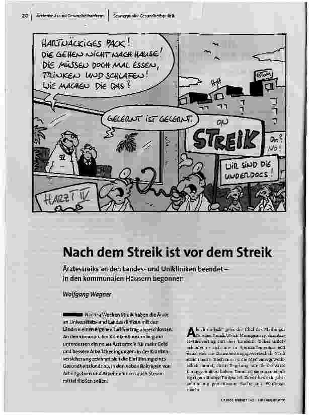 [doc_93044] Nach dem Streik ist vor dem Streik