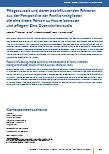 [doc_207765] Pflegeauszeit und deren beeinflussenden Faktoren aus der Perspektive der Familienmitglieder, die eine ältere Person zu Hause betreuen und pflegen: Eine Querschnittsstudie