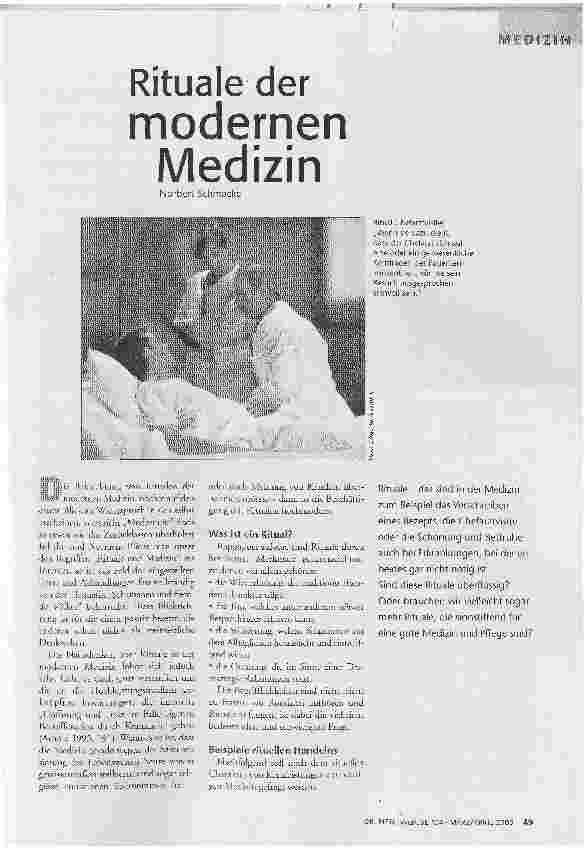 [doc_84451] Rituale der modernen Medizin