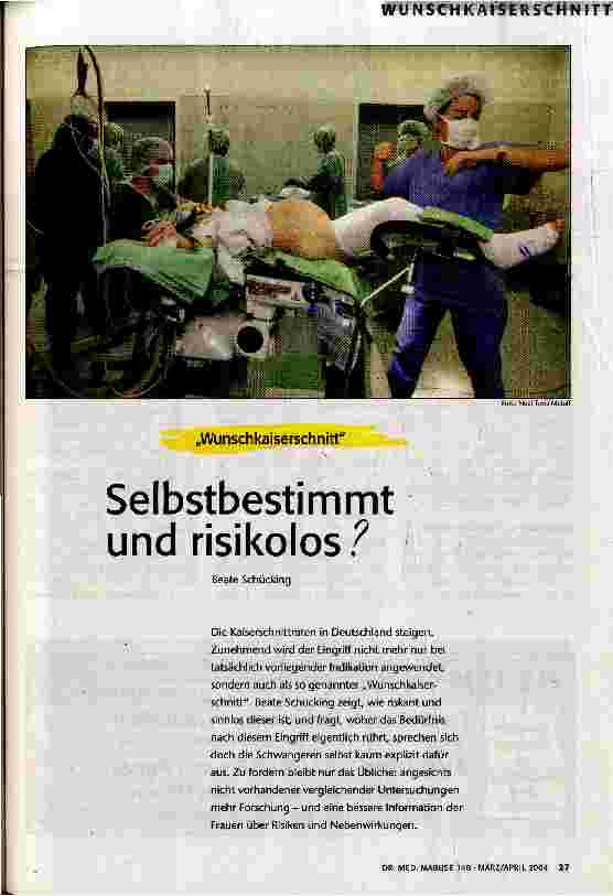 [doc_81089] Selbstbestimmt und risikolos?
