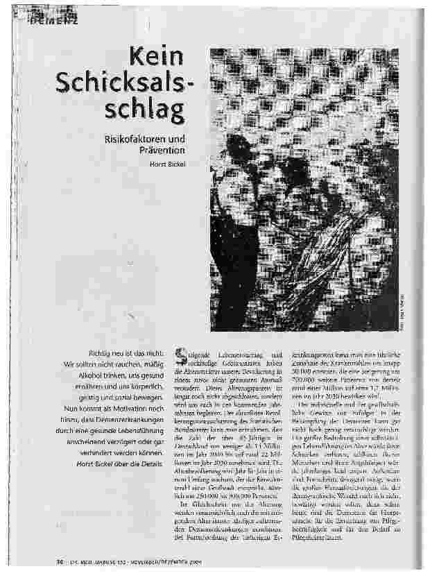 [doc_73172] Kein Schicksalsschlag. Risikofaktoren und Prävention