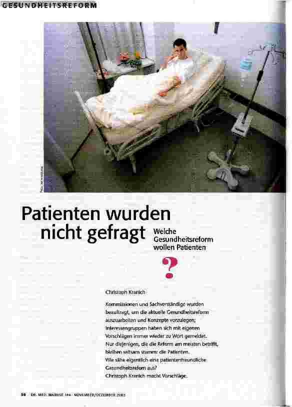 [doc_69913] Patienten wurden nicht gefragt